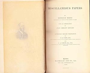 Seller image for Miscellaneous Papers. for sale by Rodger Friedman Rare Book Studio, ABAA