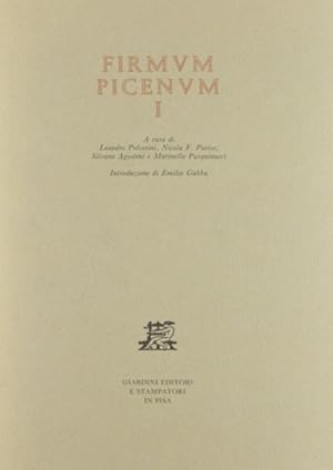 Imagen del vendedor de Firmum Picenum I. a la venta por FIRENZELIBRI SRL