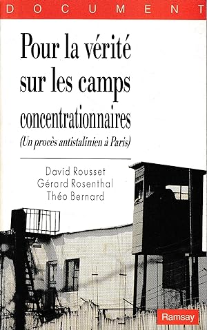Image du vendeur pour Pour la verite sur les camps concentrationnaires. (Un proces antistalinien  Paris mis en vente par librisaggi