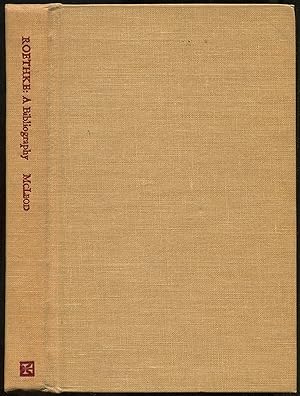 Bild des Verkufers fr Theodore Roethke: A Bibliography (The Serif Series: Bibliographies and Checklists, Number 27) zum Verkauf von Between the Covers-Rare Books, Inc. ABAA