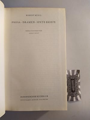 Seller image for Prosa, Dramen, spte Briefe. for sale by Druckwaren Antiquariat