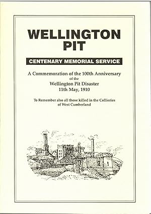 Wellington Pit Disaster Centenary Memorial Service book & card (Whitehaven, Cumbria)