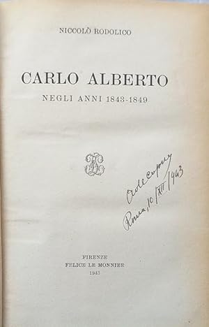 Carlo Alberto negli anni 1843-1849