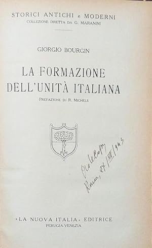 Imagen del vendedor de La formazione dell'unit italiana a la venta por librisaggi