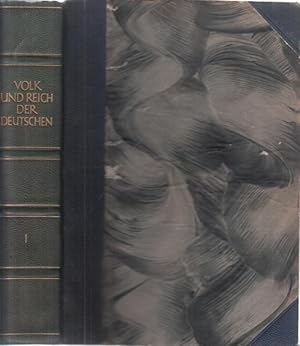 Imagen del vendedor de Volk und Reich der Deutschen. Erster Band apart. [Band 1 von insgesamt 3 Bnden]. Vorlesungen gehalten in der Deutschen Vereinigung fr Staatswissenschaftliche Fortbildung. a la venta por Antiquariat Carl Wegner