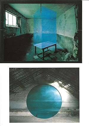 Image du vendeur pour Georges Rousse - set of 5 invitation / documents mis en vente par The land of Nod - art & books