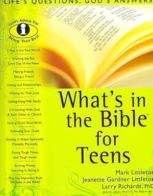 Imagen del vendedor de What's in the Bible for Teens a la venta por GreatBookPricesUK