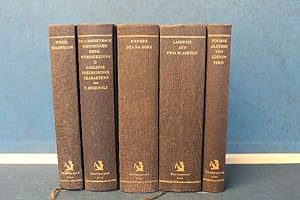 Imagen del vendedor de Haidnische Alterthmer. Literatur des 18. und 119. Jahrhunderts. 5 Bnde 5 Bnde: Friedrich Baron de la Motte Fouqu: Die wunderbaren Begebenheiten des Grafen Alethes von Lindenstein; Kurt Lawitz: Auf zwei Planeten; W. Fr. Meyern: Dya-Na-Sore, oder die Wanderer. Eine Geschichte aus dem Sam-skritt bersetzt; Christian von Massenbach: Historische Denkwrdigkeiten zur Geschichte des Verfalls des preuischen Staats seit dem Jahre 1794. Gallerie Preussischer Charaktere von Friedrich Buchholz; Johann K. Wezel: Belphegor oder Die wahrscheinlichste Geschichte unter der Sonne. a la venta por Eugen Kpper