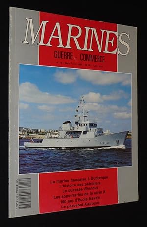 Image du vendeur pour Marines (n18, mars-avril 1992) : La marine franaise  Dunkerque - L'histoire des ptroliers - Le cuirass Brennus - Les sous-marins de la srie K - 160 ans d'Ecole Navale - Le paquebot Kairouan mis en vente par Abraxas-libris