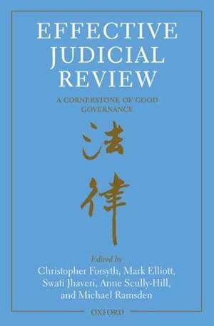 Seller image for Effective Judicial Review : A Cornerstone of Good Governance for sale by GreatBookPrices