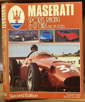 Immagine del venditore per MASERATI SPORTS, RACING & GT CARS FROM 1926. venduto da Graham York Rare Books ABA ILAB