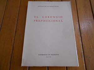 Seller image for El gerundio preposicional. for sale by Librera Camino Bulnes