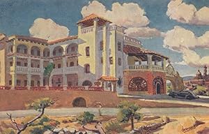 Posada De La Mision Mission Inn Mexican Painting Postcard