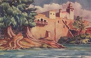 Ixmiquilpan Antique Mexican Painting Postcard