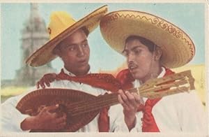 Tipical Singers From The Federal District Mexico Postcard