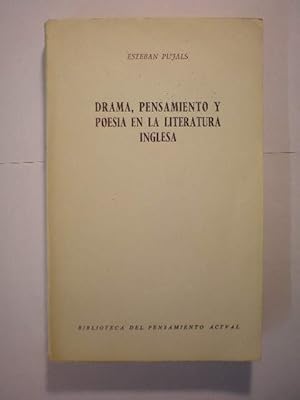 Seller image for Drama, pensamiento y poesa en la literatura inglesa for sale by Librera Antonio Azorn