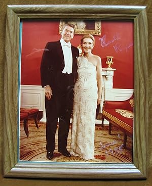 Nancy and Ronald Reagan photo Signed By Ronald Reagan