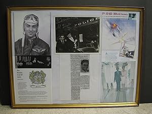 8" x 10" photo with cousin Frank Sinatra Signed By Sal Sinatra Framed with Sal Sinatra Memorabilia