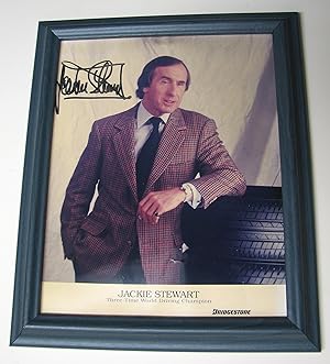 Jackie Stewart signed Photo