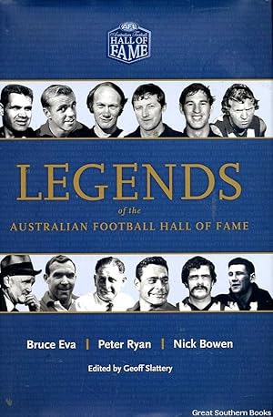 Bild des Verkufers fr Legends of the Australian Football Hall of Fame zum Verkauf von Great Southern Books