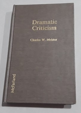 Seller image for Dramatic Criticism for sale by Erlandson Books