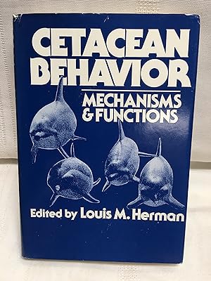 Seller image for Cetacean Behavior: Mechanisms and Functions for sale by Kruse Arizona Books