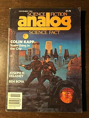 Bild des Verkufers fr SCIENCE FICTION ANALOG - NOVEMBER 1984 zum Verkauf von Happyfish Books