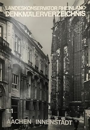 Bild des Verkufers fr Denkmlerverzeichnis 1,1., Aachen Innenstadt mit Frankenberger Viertel. Unter Mitw. von Hans Knigs. zum Verkauf von Antiquariat J. Hnteler