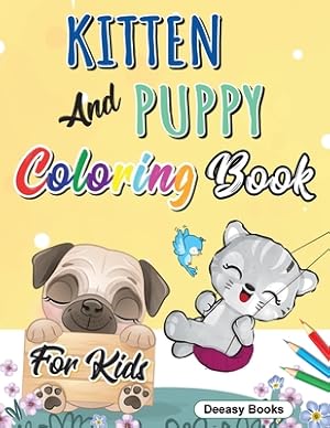 Seller image for Kitten And Puppy Coloring Book for kids (Paperback or Softback) for sale by BargainBookStores