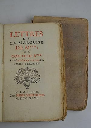 Lettres de La Marquise de M*** au Comte De R***.