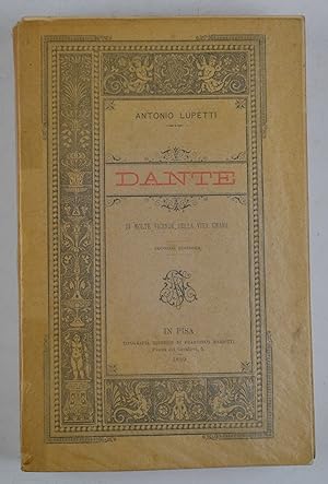 Bild des Verkufers fr Dante in molte vicende della vita umana. zum Verkauf von Studio Bibliografico Benacense