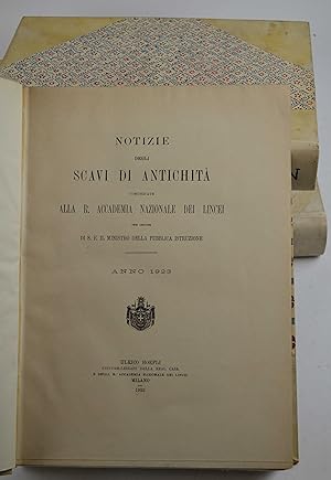 Notizie degli scavi di antichità comunicate alla R. Accademia Nazionale dei Lincei&