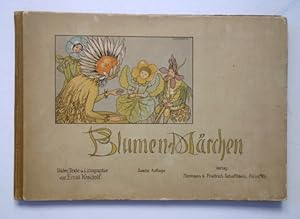 Blumen-Märchen. Bilder, Texte u. Lithographie von Ernst Kreidolf. (Zweite Auflage). Mit farb. lit...