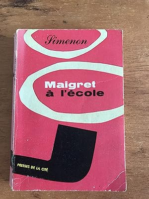Image du vendeur pour Maigret a l'Ecole mis en vente par Mrs Middleton's Shop and the Rabbit Hole