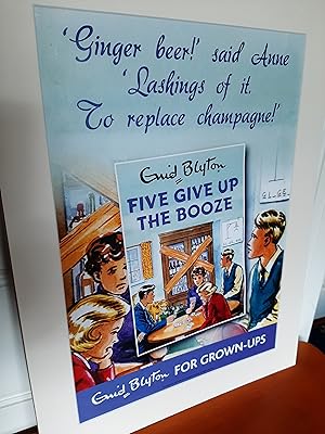 Promotional Book Poster: Five Give Up The Booze