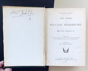 The works of William Shakspeare with life, glossary, etc.
