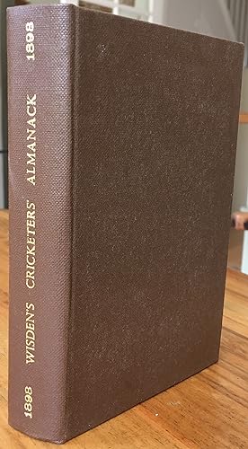 Image du vendeur pour John Wisden's Cricketers' Almanack for 1898 - rebound with original wrappers mis en vente par Pastsport