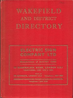 Wakefield and District Directory. 1966 Edition.
