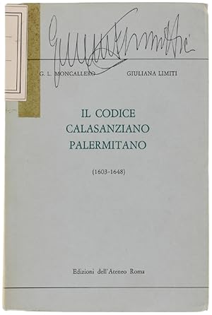 IL CODICE CALASANZIANO PALERMITANO (1603-1648):