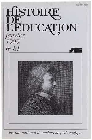 Seller image for HISTOIRE DE L'EDUCATION. N 81 - janvier 1999.: for sale by Bergoglio Libri d'Epoca