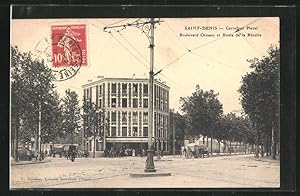 Seller image for Carte postale Saint-Denis, Boulevard Ornano et Route de`la Rvolte for sale by Bartko-Reher