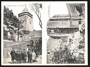 Klapp-Carte postale Bouilhonnac, Le Château, Chapelle de l`Ancien Château