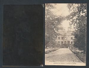 Carte postale Epineau-les-Voves, Avenue du Château, avec Negativ-CPA