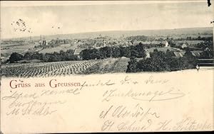 Bild des Verkufers fr Ansichtskarte / Postkarte Greuen in Thringen, Panorama zum Verkauf von akpool GmbH