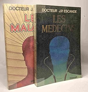 Seller image for Les malades + Les mdecins - 2 livres for sale by crealivres