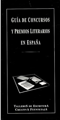 Imagen del vendedor de Gua de concursos y premios literarios en Espaa a la venta por Librera Dilogo
