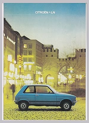 Prospekt/Werbeprospekt Citroen LN, 1977, Citroën, Automobil Köln, enthält Daten und Fakten
