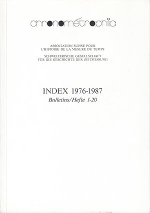Chronométrophilia Index 1976-1987 bulletins 1-20