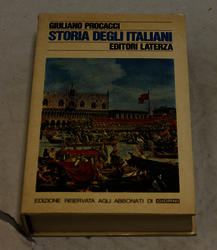 Seller image for Giuliano Procacci - Storia degli italiani. Editori Laterza. 1978 for sale by Amarcord libri