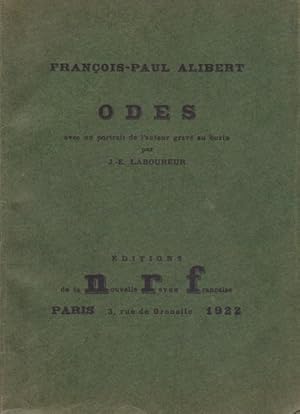 Odes. Avec un portrait de l'auteur gravé au burin par J.E. Laboureur.